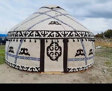 Аренда юрт: Аренда юрты, Каркас Деревянный, 75 баш, С полом, Самовар, Стол — 8