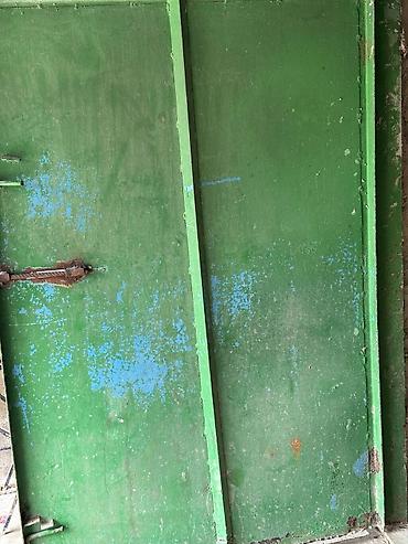darvaza qapi rengleri: Metal qaraj qapısı – ikiqat açılan - Material: qalın metal/Polad — 4