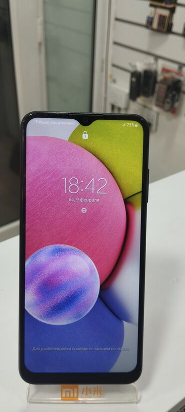 iphone 11 qara: Samsung Galaxy A03s, 64 GB, rəng - Qara, İki sim kartlı, Face ID, Barmaq izi