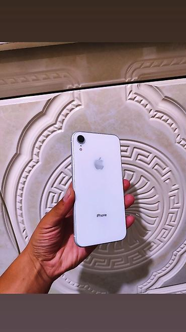 iphone 11 цена бишкек бу: IPhone Xr, Колдонулган, 64 ГБ, Ак, Коргоочу айнек, Каптама, 76 % — 1