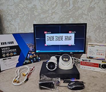 Monitorlar: Monitor 20 ekran dvr 4 cıxıslıdır təzədir telefondan izləma 2 eded — 1