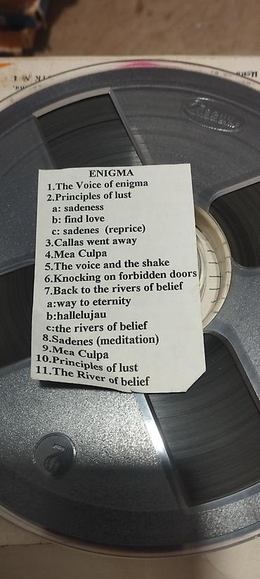 cd: Məhsul: Maqnitofon lentində “Enigma – MCMXC a.D.” albomu (tracklist — 1