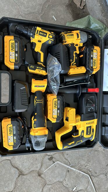 Наборы электроинструментов: Косон Набор 4в1 4 батарейка 4 инструмент Доставка по городу — 5