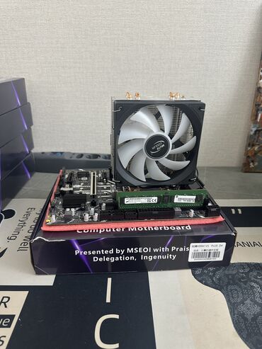 intel core i3 9100f: Энелик плата, Huananzhi, LGA2011 v3, Micro-ATX, ПК үчүн