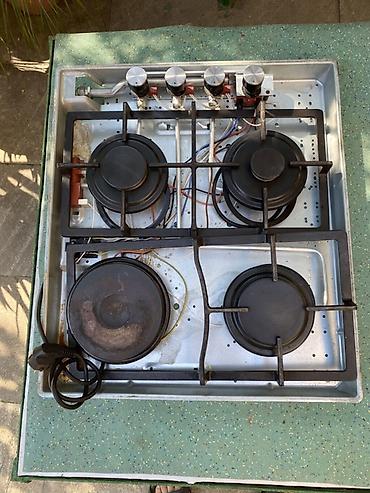 elektirikli soba: Qaz plitəsi Quraşdırılan, 4 gözlü, Ehtiyat hissələri kimi — 3