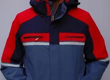 Zimske jakne: Muška zimska jakna sa kapuljačom - Boje: teget, crvena i siva/plava — 25