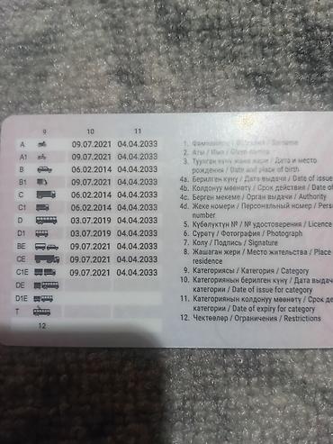 водитель д: Услуга: профессиональные услуги водителя с широким спектром категорий — 1