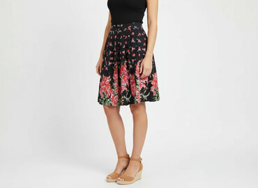 rozkloszowane spódnice czarne: Atmosphere, Women`s skirt, size M