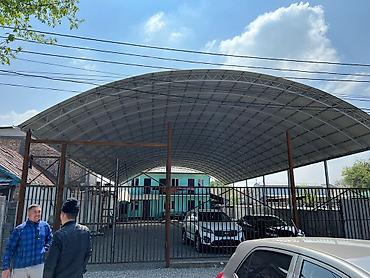 Навесы: Навес, Другая форма, Металл, Поликарбонат, Новый, Установка — 43