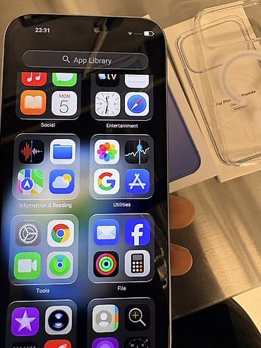 iphone 11 pro max qiyməti: IPhone 18 Pro Max, Mavi, Face ID — 10