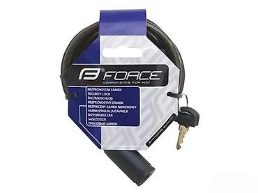 bmx za decu: BRAVA ZA ZAKLJUČAVANJE NA KLJUČ 8X1200MM FORCE F ECO | Spiralna — 1