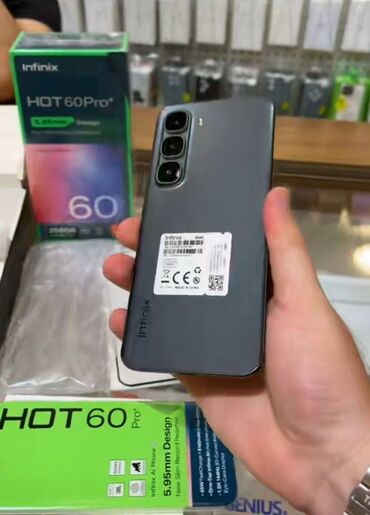 redmi note 16 pro max qiymeti: Infinix Hot 60 Pro+, 256 GB, rəng - Qara, Zəmanət, Sensor, Face ID