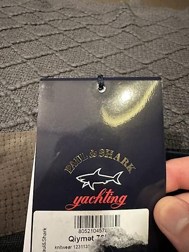 paul shark: Sviter, Paul Shark, 3XL, rəng - Yaşıl — 6