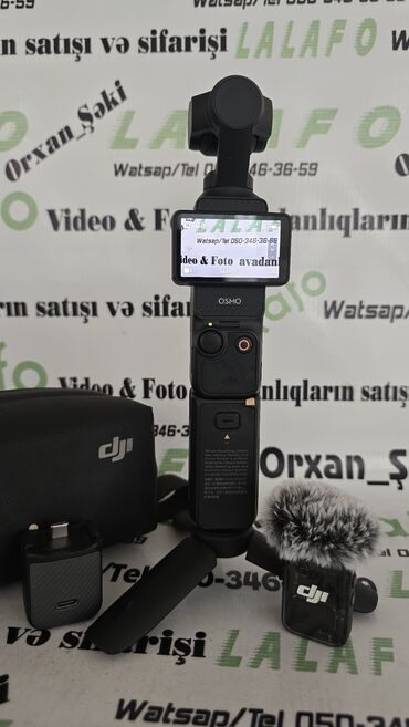 Videokameralar: DJI Osmo Pocket 3 Creator Combo portativ kamera və stabilizator seti — 3