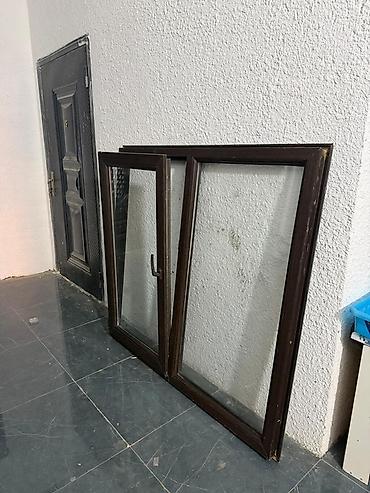 sebeke pencere: İşlənmiş İkiqat şüşə paketi Plastik pəncərə, Еni: 140 sm, Uzunluğu: 130 sm — 4