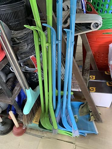 screen cleaner: Набор для уборки с длинной ручкой: совок + щётка - Компактные — 2