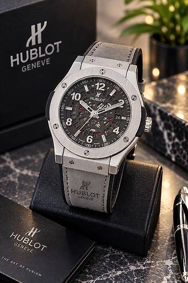 Qol saatları: Yeni, Qol saatı, Hublot, rəng - Qara — 5