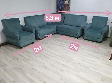 Угловые диваны: Угловой диван, C подушками — 3