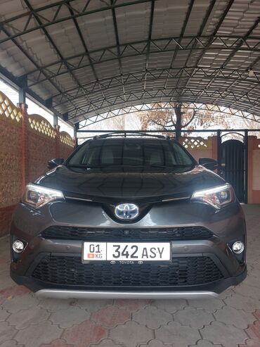 Toyota: Toyota RAV4: 2018 г., 2.5 л, Вариатор, Гибрид, Кроссовер