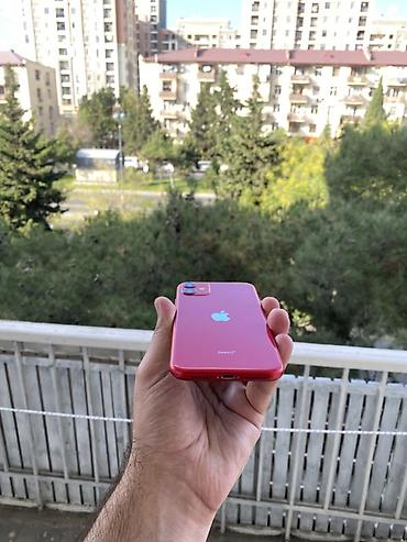 Apple iPhone: IPhone 11, Qırmızı, Simsiz şarj — 3