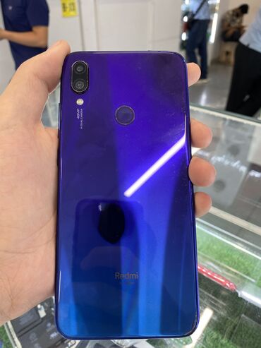редми телфон: Xiaomi, Redmi Note 7, Б/у, 64 ГБ, цвет - Синий, 2 SIM