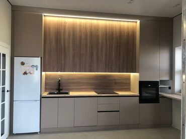 Кухонные гарнитуры: Кухонный гарнитур, Новый, В рассрочку, цвет - Бежевый, ДСП, Бесплатная доставка, Платная доставка, Самовывоз — 4