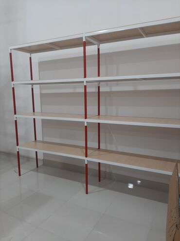 Rəf vitrinləri: Metaldan stelajlar (sifarişlə) Qiymət təxmini qoyulub bir metrə — 2