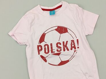 pinko koszulka: Koszulka, Little kids, 5-6 lat, 110-116 cm, stan - Bardzo dobry