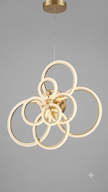 taxt üstü: Led Çılçıraq, 4 və daha çox lampa, Metal — 3