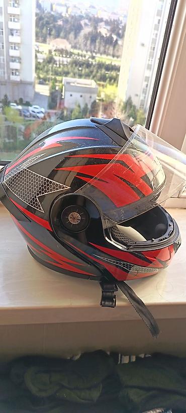 moto blok: IBK tam üzlü motosiklet dəbilqəsi – inteqrasiya olunmuş Bluetooth — 4