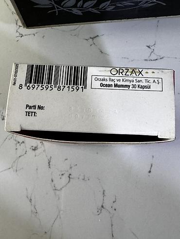 vozol yağı: Turkiyeden alinib Orzax Ocean Mummy – Omega 3, Multivitamin və — 5