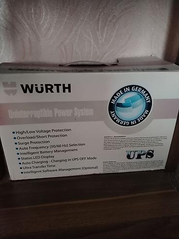 bose ses sistemi: Würth Uninterruptible Power System (UPS) Xüsusiyyətlər: - — 1