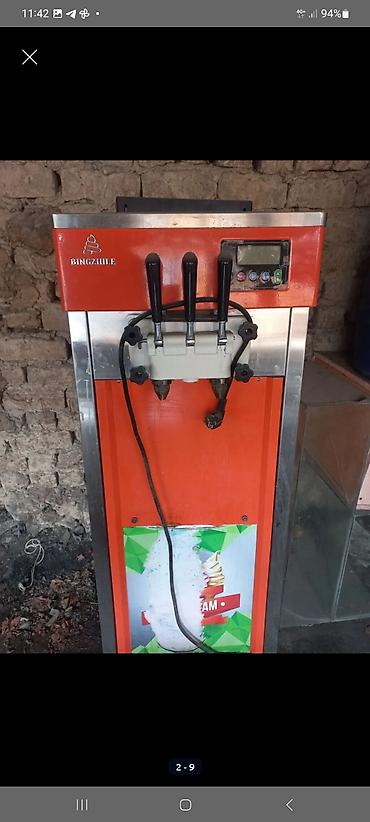 Производство мороженого: Профессиональный аппарат для мягкого мороженого BINGZHILE - Напольная — 3