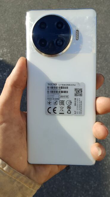 Mətbəx texnikası: Tecno Spark 20 Pro, 256 GB, rəng - Ağ, İki sim kartlı