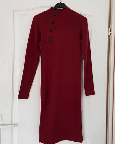 turski zeleni karmin: Color - Burgundy, Other style, Long sleeves