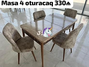 işlənmiş stul: Masa dəsti — 1