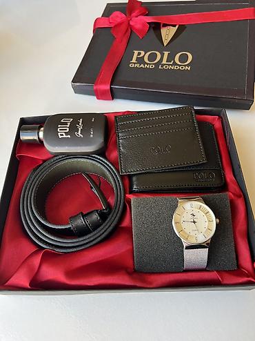 Kəmərlər: Möhtəşəm dəst 👌POLO GRAND LONDON Keyfiyyət + qablaşma + 6 çeşid Ətir — 2