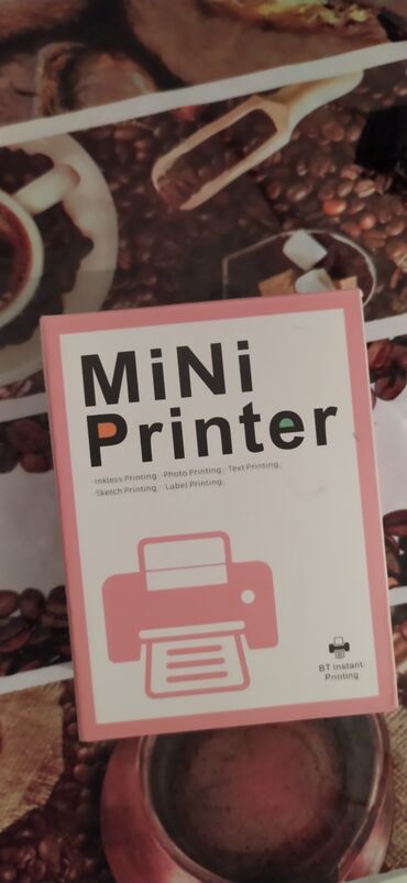 купить недорого холодильник б у: Mini printer şəkili qara cıxartır cox səliqəli olarağ yazı şəkil