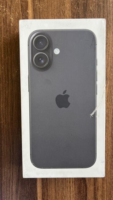 telefon üçün divar kağızları: IPhone 16, 128 GB, Qara, Simsiz şarj, Face ID, Sənədlərlə