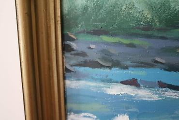 Картины: Большая картина (масло) Размеры: 117 x 83 В хорошем состоянии (нюансы — 8