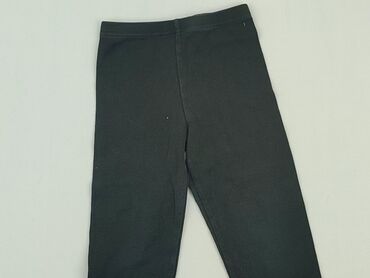 czarne spodnie woskowane: Legginsy dziecięce, 2-3 lat, 98, stan - Bardzo dobry