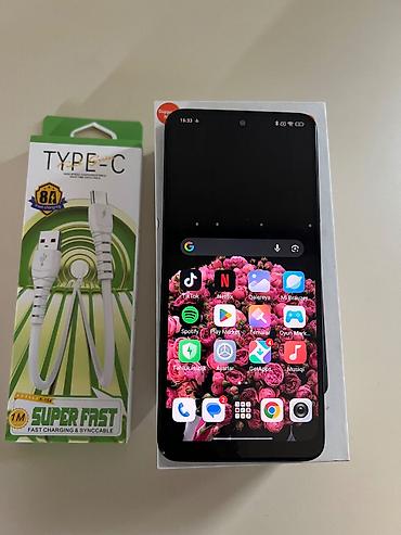 note 12: Redmi Note 12, 128 GB, rəng - Qara, Sensor, Face ID — 4