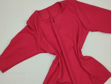 bluzka fuksja plus size: Women's blouse, size M (EU 38)
