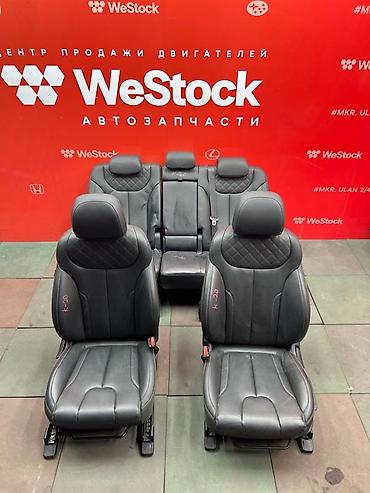 калотка саната: Комплект сидений, Кожа, Hyundai 2021 г., Б/у, Оригинал, Корея — 1