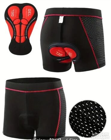 Helanke, biciklistički šortsevi: Model 2 Gel uložak sa slike se nalazi sa unutrašnje strane šorca! NOVO — 2