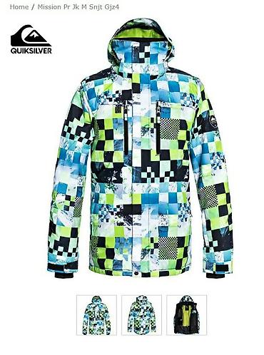 Мужские лыжные костюмы: Костюм, Quiksilver, Новый, С утеплителем, Штаны с подтяжками, Вентиляционные клапаны, Внутренние и внешние карманы — 6