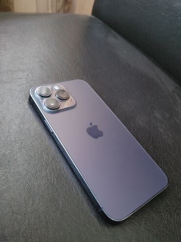 iphone 14 pro ekran: IPhone 14 Pro Max, 128 GB, Deep Purple, Simsiz şarj