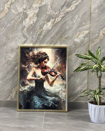 Şəkillər, tablolar: Üzəri epoksid boya ilə örtülmüş, canlı və parlaq görünüşə sahib olan — 28