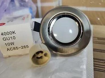 Rasveta: LED rozetna lim sivi miš MR16.5w.12V keramicka. LED rozetna Inox — 18