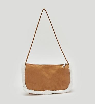 Çantalar: Qadın çiyin çantası – “NOW OR NEVER” loqolu - Model: baguette/çiyin — 3